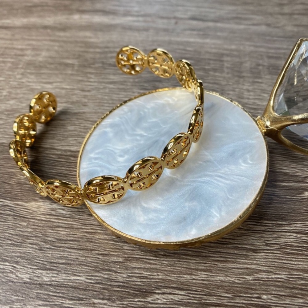 Brand new Tory Burch gold cuff bracelet - Picture 3 of 5